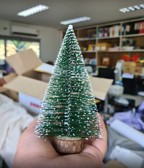 ต้นคริสมาสเล็ก-ขนาด12cm-ต้นคริสต์มาสตั้งโต๊ะ-ขนาดเล็ก-สําหรับตกแต่งบ้าน-พร้อมส่ง-จาก-กทม