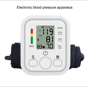  All New LAZLE Blood Pressure Monitor - Automatic Upper Arm  Machine & Accurate Adjustable Digital BP Cuff Kit - Largest Backlit Display  - 200 Sets Memory, Includes Batteries, Carrying Case : Health & Household