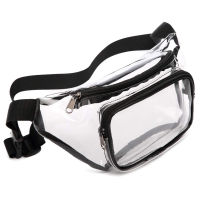 Waterproof Men Women Transparent Sports Waist Bag Wallet Pouch PVC Gym Fitness Running Bag Travel Hiking Drifting Swimming Bag