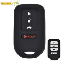 Silicone Key Case Cover For Honda Accord EX EXL Civic Crv Crz Hrv Pilot Ridgeline 2013-2018 Keyless Fob Shell Holder Protector