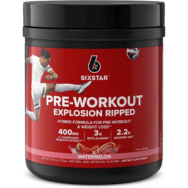 six-star-pre-workout-explosion-ripped-30serving-พรีเวิร์คเอ้าท์-เผาผลาญ-ลดไขมัน-เพิ่มพละกำลัง-เพิ่มกล้าม