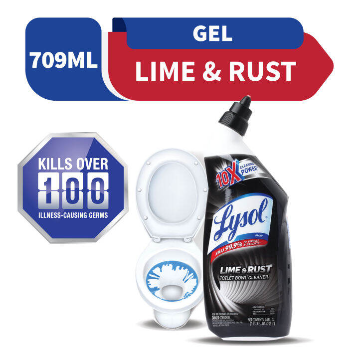 Lysol Toilet Bowl Cleaner Lime and Rust 709ml Lazada PH