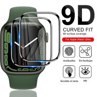 Soft Glass For Apple Watch 8 7 6 SE 5 4 3 Ultra 8 49MM Screen Protector Film for iWatch Series 38mm 42mm 45mm 41mm 40mm 44mm Barware