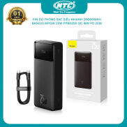 Pin dự phòng sạc nhanh Baseus Bipow 25W 20000mAh PPBD25K màn hình LCD