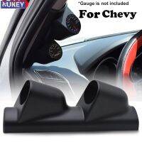 A เสา52มม. Dual Hole Gauge Pod ผู้ถือแผงแดชบอร์ดสำหรับ Chevrolet Chevy Silveradogmc Sierra Duramax S-10 El Camino Boost