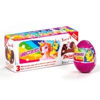 ? ไข่เซอร์ไพรส์ ยูนิคอร์น มิลค์ช็อกโกแลต | Zaini Unicorns Milk Chocolate Surprise eggs 3x20g [60g]