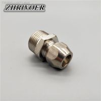 ◕ 1Pcs M5 1/8 1/4 3/8 1/2 BSP Male Thread 4 6 8 10 12 14 16mm OD Tube brass Ferrule Tube Compression Fitting Connector