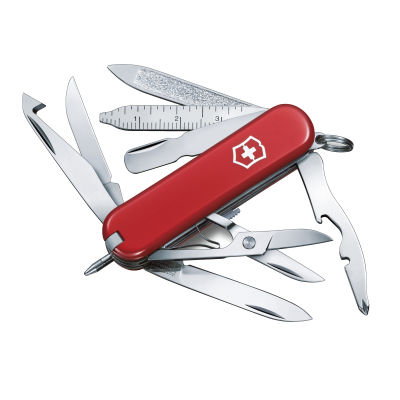 Victorinox มีดพับ Swiss Army Knives (S) - Minichamp, Red (0.6385)