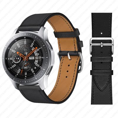 สาย20มม. 22มม. สำหรับนาฬิกา Samsung Galaxy Watch 5 Pro 45Mm 5 4 Classic 40 42 44 46 Mm Huawei สร้อยข้อมือหนัง GT 2 3 Pro Amazfit Bip Carterfa.