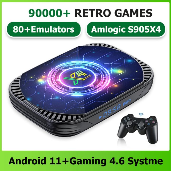 Retro Video Game Console For PS1/PSP/N64/DC/SS/MAME/CD Amlogic S905X4 4K HD  TV/Game Box 70+Emulators 48000+Games with Controller