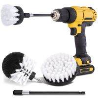 2/3.5/4/5 Brush Car Polisher Bathroom Cleaning Kit Power Scrubber Brush Attachment Set with Extender Kitchen Cleaning Tools