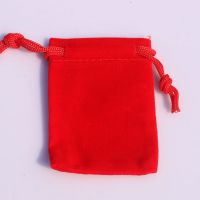 【CW】 100pcs 5x7cm (1.96 quot;x2.75 quot;) Wholesale Jewelry Storage Flock Drawstring Pouches Packing bags