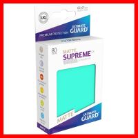 สินค้าขายดี!!! Ultimate Guard Sleeve : Turquoise Supreme Matte 80 Standard #ของเล่น โมเดล ทะเล ของเล่น ของขวัญ ของสะสม รถ หุ่นยนต์ ตุ๊กตา สวนน้ำ สระน้ำ ฟิกเกอร์ Model