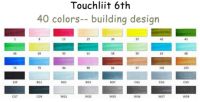 【❉HOT SALE❉】 zangduan414043703 Touchliit 6รุ่นภาพวาดปากกามาร์คเกอร์คู่จากแอลกอฮอล์ Set Pulpen สองแปรงภาพร่างอเนกประสงค์168สี