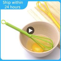 Egg Beater Creative Kitchen Baking Tool Household Cream Beater Childrens Manual Mini Plastic Egg Beater Food Grade PP Cookware