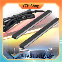 YZH Shop แถบไฟรถยนต์800LM ไฟตัดหมอก29LED ไฟท้ายสัญญาณเลี้ยวไหลกลางวันไฟวิ่งอุปกรณ์เสริม DRL