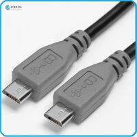 RJQFNG ตัวแปลง 5 พิน สายชาร์จ OTG ชายไปชาย ไมโคร USB เป็นไมโคร USB สายดาต้า