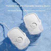 2PCS Vegetable Desinfectante Fruit Food Purifier Household Kitchen Food Cleaner Machine White