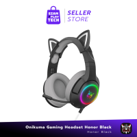 Onikuma K9 Gaming Headphone 7.1 Power Honor (Black/Pink) หูฟังเกมมิ่ง หูฟังคุณภาพ 7.1 virtual surround