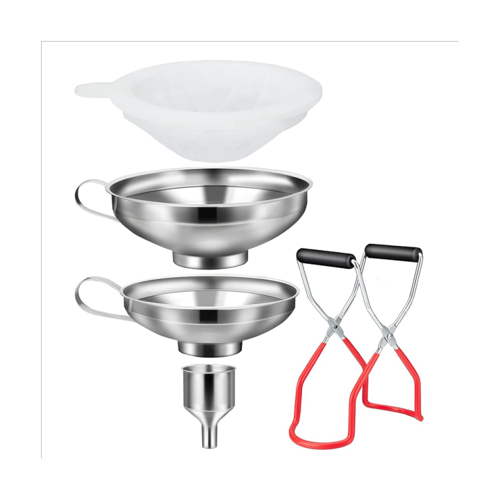 Filling Funnel Preserving Funnel Funnel Stainless Steel Set with