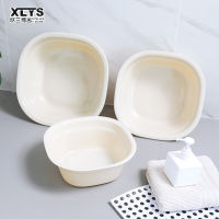 XINLANYASHE กะละมังพลาสติก plastic basin กะละมังพลาสติกสไตล์ญี่ปุ่น สี่เหลี่ยม กะละมังซักผ้า ความจุสูง กะละมังพลาสติก