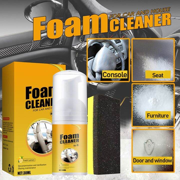 MultiPurpose 30ml Foam Cleaner Spray Car Interior Cleaner Home