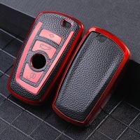 PU Leather Car Key Holder Case Cover for BMW F20 F30 G20 F31 F34 F10 G30 F11 X3 F25 X4 I3 M3 M4 1 3 5 Series Accessories Key Chains