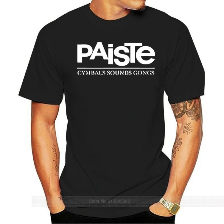 Paiste Cymbals Logo T-Shirt S M L XL 2XL 3XL cotton tshirt men summer ...