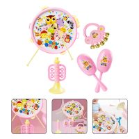 Toys Musical Hand Baby Tambourine Shakers Kids Instruments Percussion Set Drum Trumpet Maracas Rhythm Toy Drums Preschool