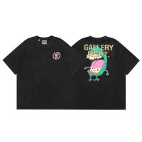 Vintage Gallery Dept TEE พิมพ์ลายคู่ลายการ์ตูนบรอนเซอร์น่ารักอินเทรนด์แขนสั้น T เสื้อ