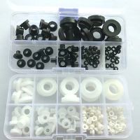 Hitam/Putih Sekrup Nilon Transistor Gasket The Step T-type Plastik Washer Isolasi Spacer Sekrup Thread Pelindung Bermacam-macam Kit