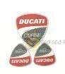 คุณภาพสูงรถจักรยานยนต์ขนาดพอดีกับ3d 3เมตรสำหรับ Ducati โลโก้คู่2สี