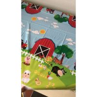 180*108cm Farm Animals Theme Plastic Tablecloth For Party Table Decoration