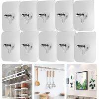 10Pcs Wall Hanging Seamless Nails Screw Stickers Punch-Free Hooks for Photo Frame Painting Non-Trace Adhesive