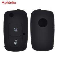 huawe APKTNKA 2 Button Silicone Key Cover Case For VW Seat Altea Alhambra Cordoba Ibiza Leon 2000 -2008 Car Remote Key Fob Holder