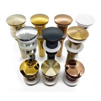 Basin Valve Pop Up Drain Filter For Modern Bathroom Sink Accessory Brass Set Black Chrome Brass Washbasin Bounce Drain Stopper