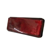 ◇ 1pc ATV Rear Reflector For ATV Motorcycle Dirt Bike Scooter Quad Red Rectangle Reflective Plate