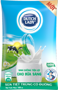 24 Bịch Sữa Tiệt Trùng Dutch Lady Cô Gái Hà Lan Có Đường 24X180ml