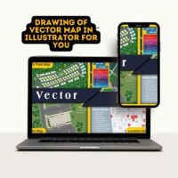Drawing of vector map in illustrator for you | Adobe Illustrator | Photoshop