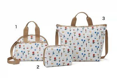 Lesportsac 2023 ญี่ปุ่น Limited Edition Mf Bunny Collection G825กระเป๋าสะพายข้างกระเป๋าหญิงกระเป๋าโท้ท