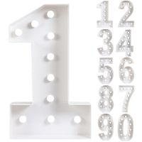 73cm Giant Birthday Figure Number Led Light Balloon Filling Box 1st Birthday Wedding Christmas Party Decoration Baby Shower Box