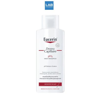 Eucerin DermoCapillaire pH5 Mild Shampoo 250 ml. - แชมพูสูตรอ่อนโยน ช่วยให้หนังศีรษะแข็งแรง