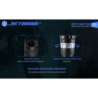 Jetbeam RRT2 ไฟฉาย 2080 ลูเมนส์ แบบชาร์จไฟ ขนาดเล็ก สําหรับกลางแจ้งTH