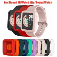 BLUESN เคสกันกระแทกสำหรับ Xiaomi Mi Watch Lite,เคสกรอบป้องกันเต็มขอบ TPU แบบนิ่มสำหรับ Mi Watch Lite Redmi Watch