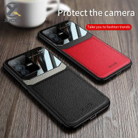 XICCI เคสกันกระแทกสำหรับ Vivo V23 5G /Vivo S12,ฝาหลังซิลิโคนแข็งกระจกออร์แกนิกหรูหราหนังสุดหรู