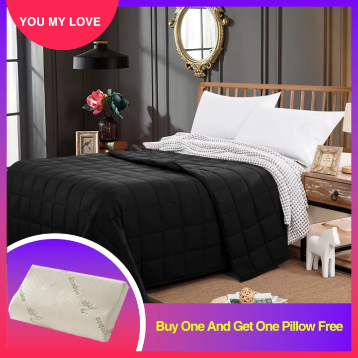 （Buy 1 Get 1） Newest weighted blanket arrived！100 cotton weighted