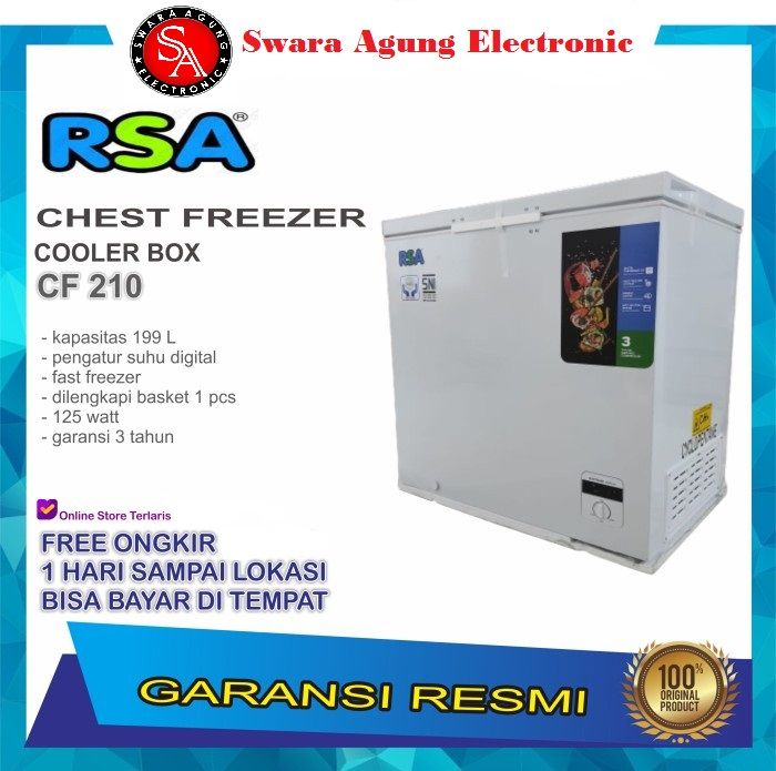 freezer box merk rsa