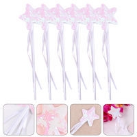 WINOMO 6PCS ดาว Wand Fairy Sequins Star Fairy s Kids Party Favors Performance Prop