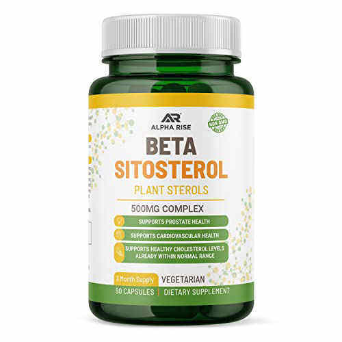 Beta Sitosterol - Natural Plant Sterols - 500mg Tablets - Sterol ...