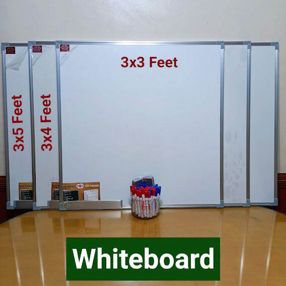 BIG Size Modern MAGNETIC WHITEBOARD: Aluminum Frame, Mountable on Wall ...